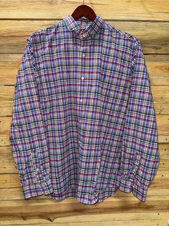 Ralph Lauren Other - Ralph Lauren Polo Red/Pink Blue & White Plaid Button-Down Shirt, XXL